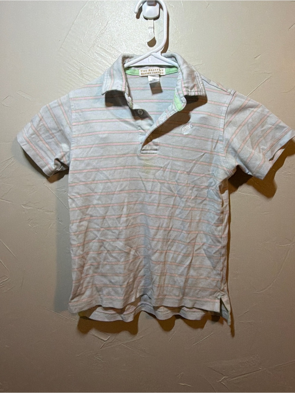 The Beaufort Bonnet Company Boys Size 6 Striped Polo